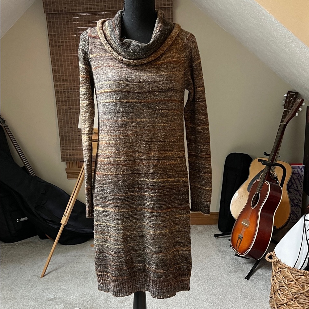 Brown Sweater Dress